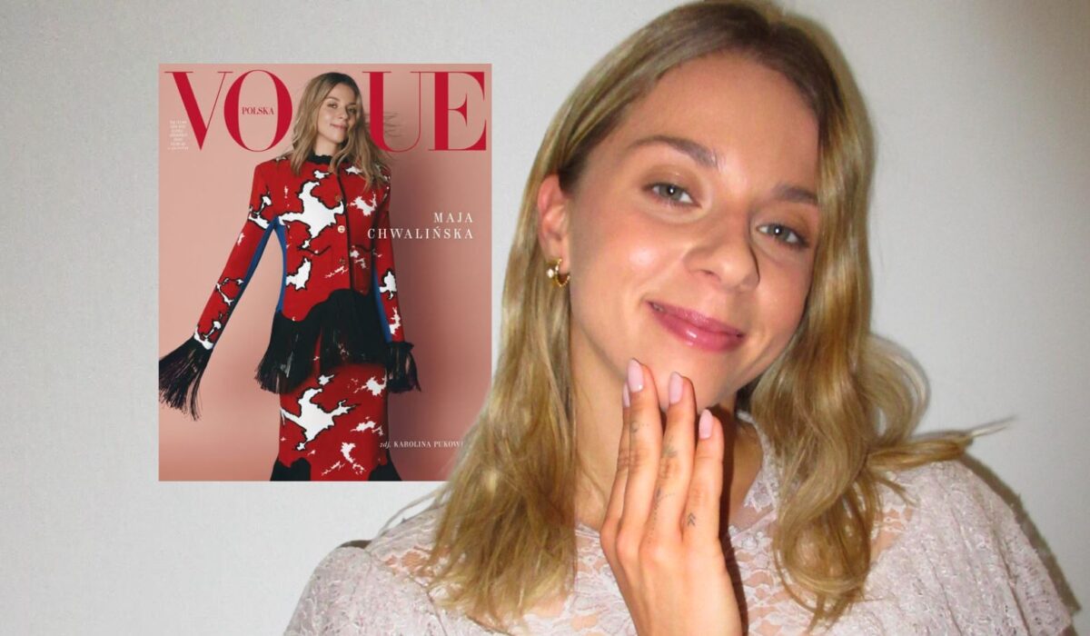 Maja Chwalińska na okładce Vogue Polska