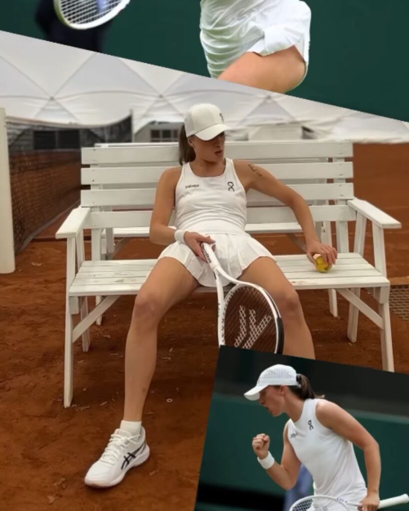 Maffashion przebrana za Igę Świątek, 2024 rok
