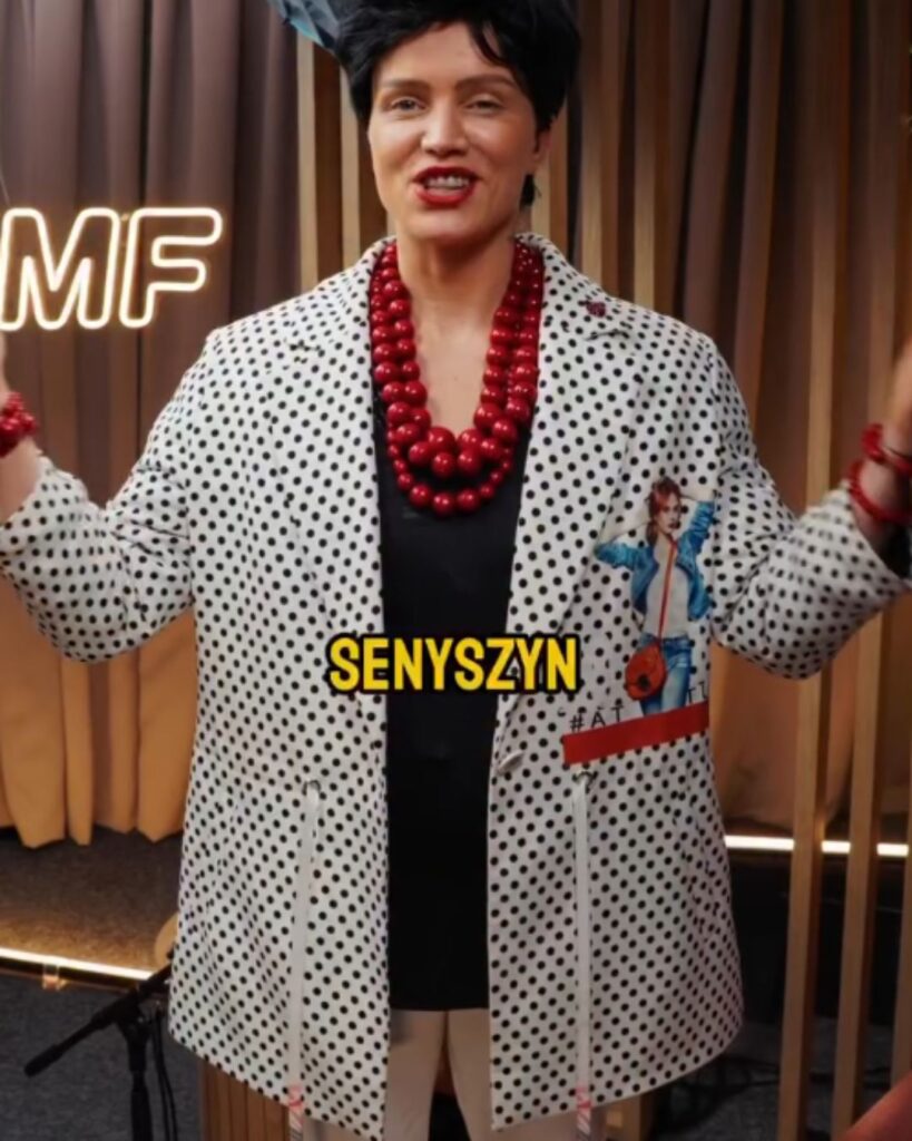 Maffashion przebrana za Joannę Senyszyn, 2025 rok