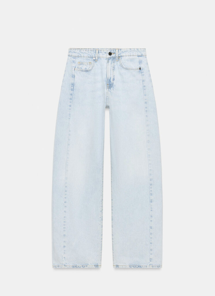 Jeansy barrel, Zara, 129,99 zł