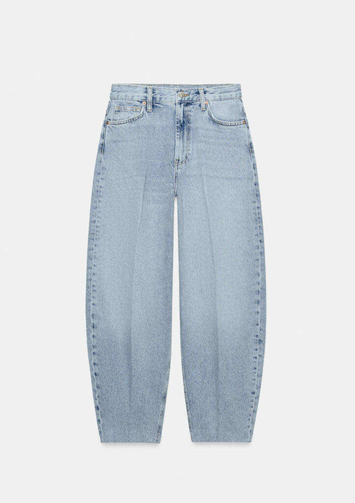 Jeansy barrel, Zara, 179,00 zł