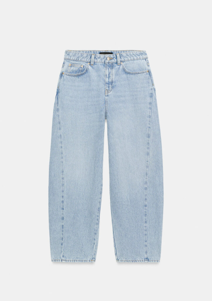 Jeansy barrel, Zara, 129,99 zł