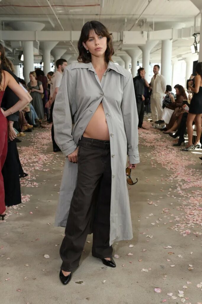 Georgia Fowler na pokazie Magdy Butrym na New York Fashion Week 2026