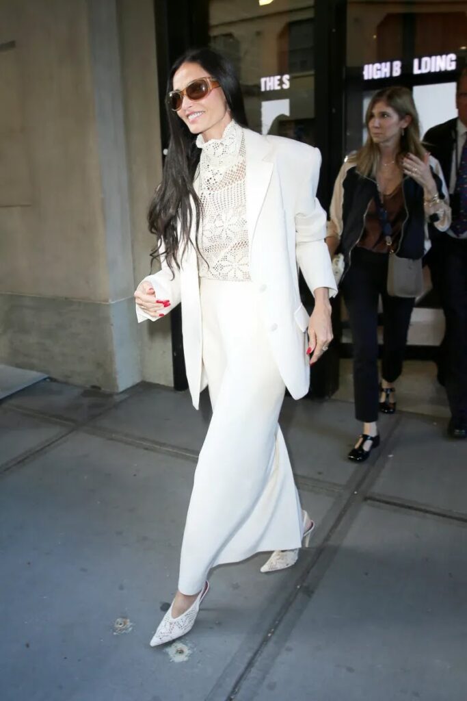 Demi Moore na New York Fashion Week 2026