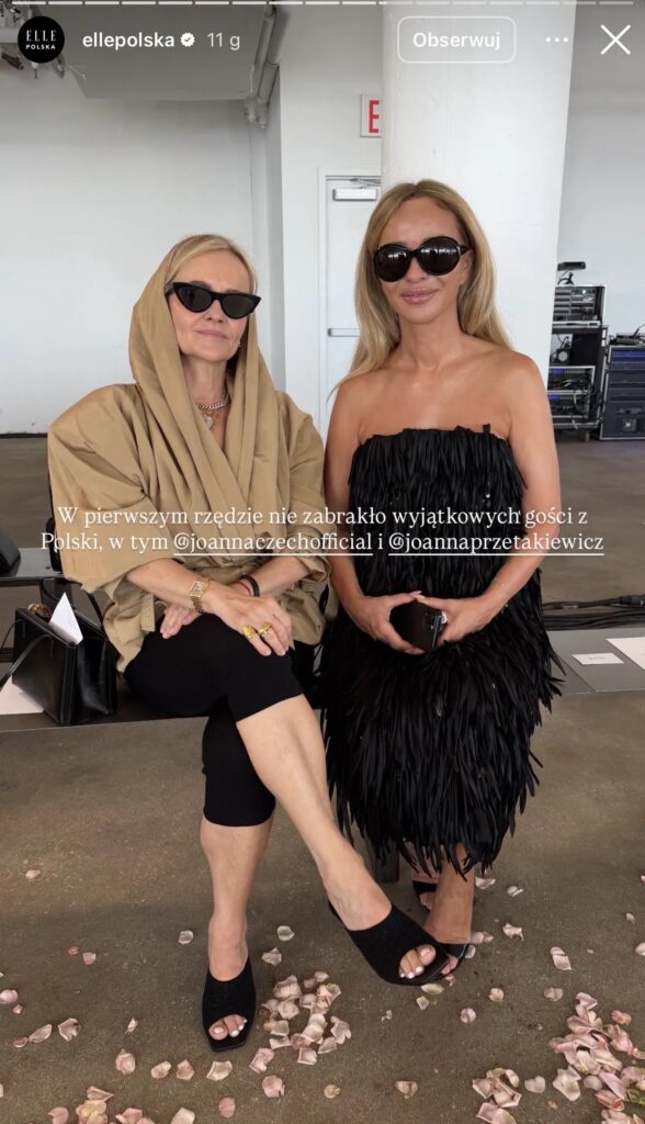 Joanna Czech i Joanna Przetakiewicz na New York Fashion Week 2026