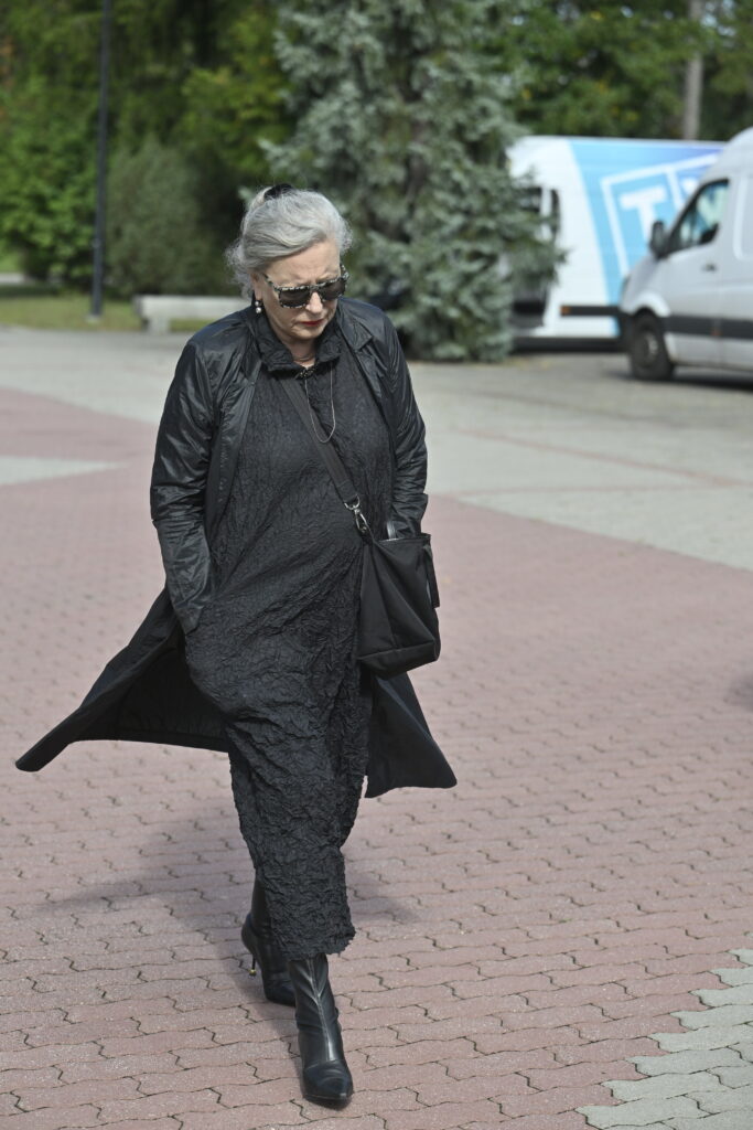 Krystyna Janda – pogrzeb Jana Frycza