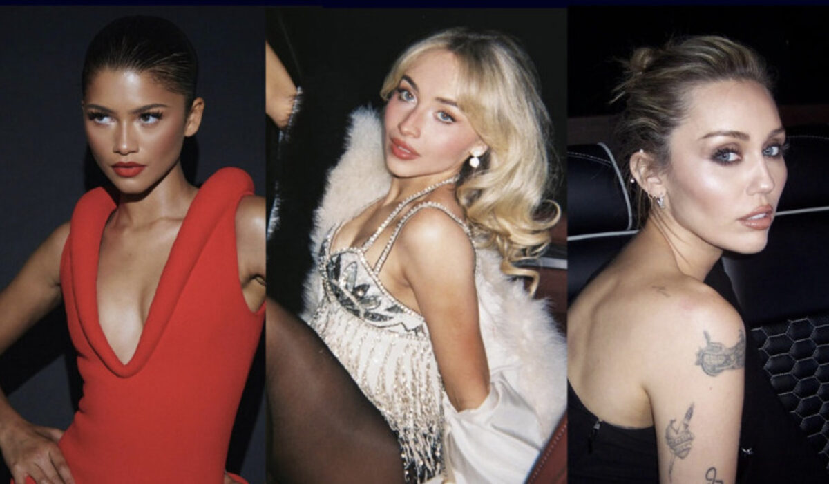 Zendaya, Sabrina Carpenter, Miley Cyrus