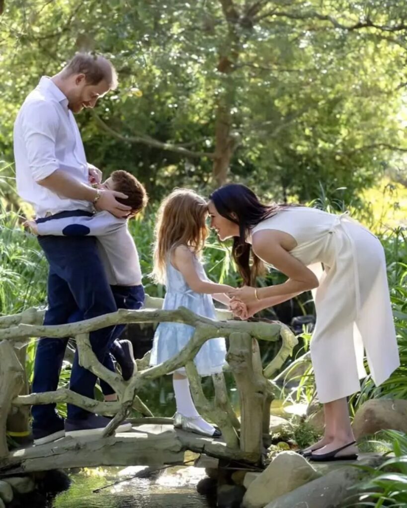 Meghan Markle i książę Harry z dziećmi: Liliber i Archiem