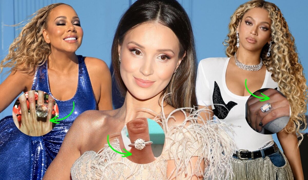 Pierścionki zaręczynowy gwiazd. Mariah Carey, Marina Łuczenko-Szczęsna, Beyoncé