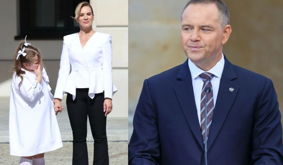 Marta Nawrocka z córką Kasią, Karol Nawrocki