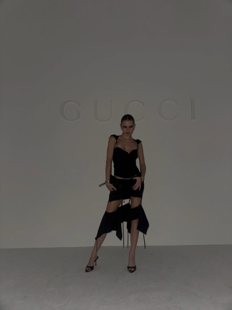 Bambi na pokazie Gucci