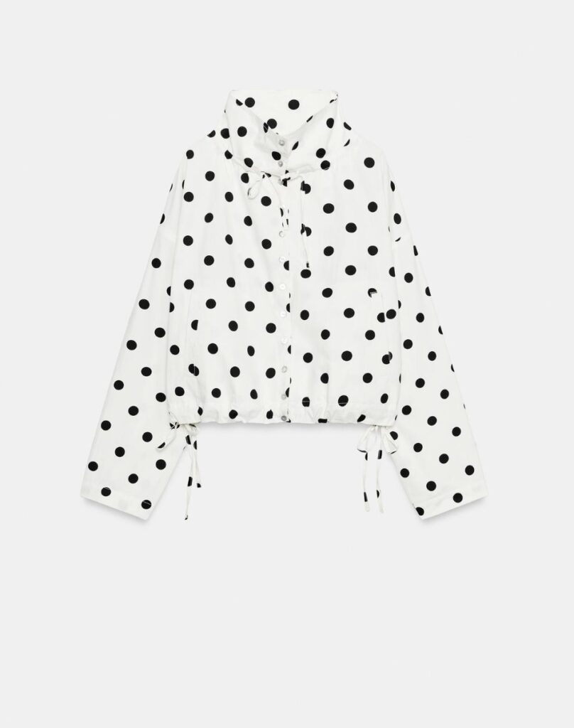 Kurtka w grochy, Zara, 129 zł