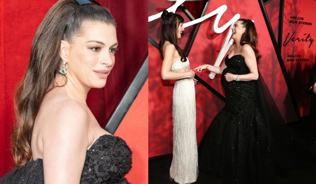 Dakota Johnson i Anne Hathaway na premierze "Verity"