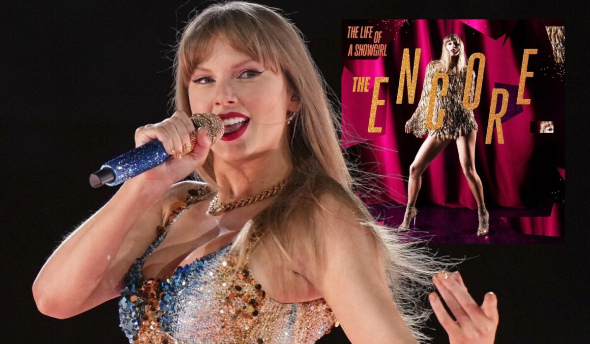 Taylor Swift, okładka "The Life of a Showgirl: The Encore"