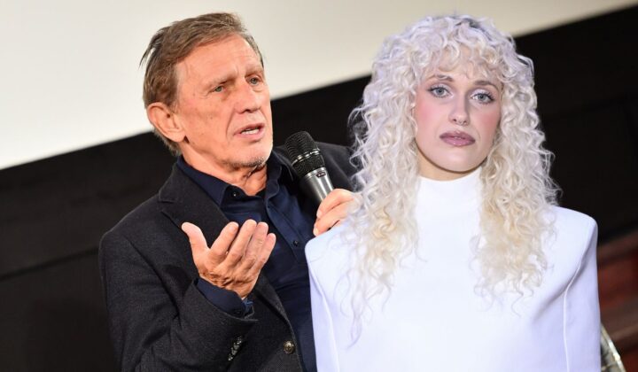 Jan Englert i jego córka, Helena Englert.