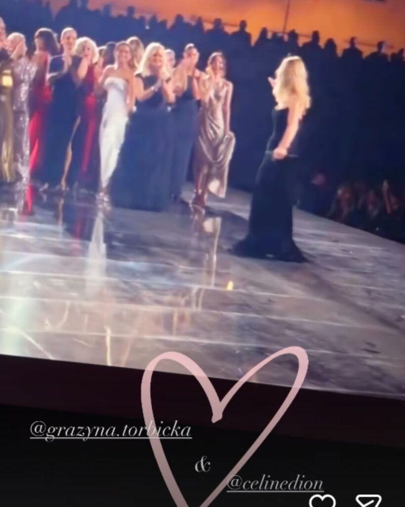 Grażyn Torbicka na otwarciu Paris Fashion Week