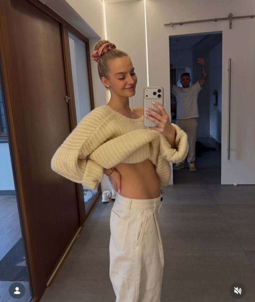 Karolina Pisarek na początku ciąży