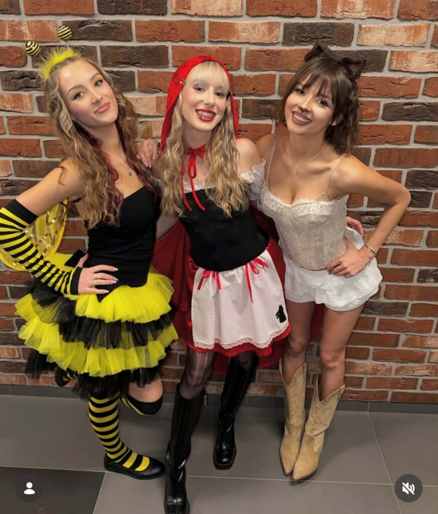 Zuza Ciszewska, Asia Marcinik, Wiktoria Niekało jako Pszczoła, Czerwony Kapturek oraz Bambi- Halloween 2026