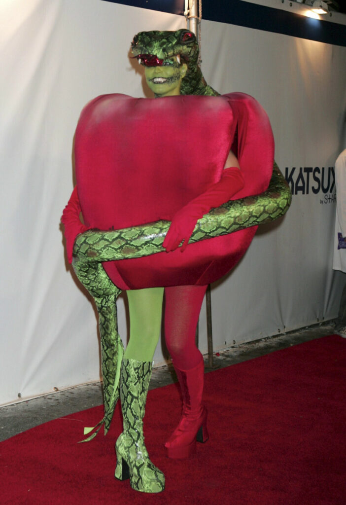 Strój zakazany owoc Heidi Klum 2006 rok