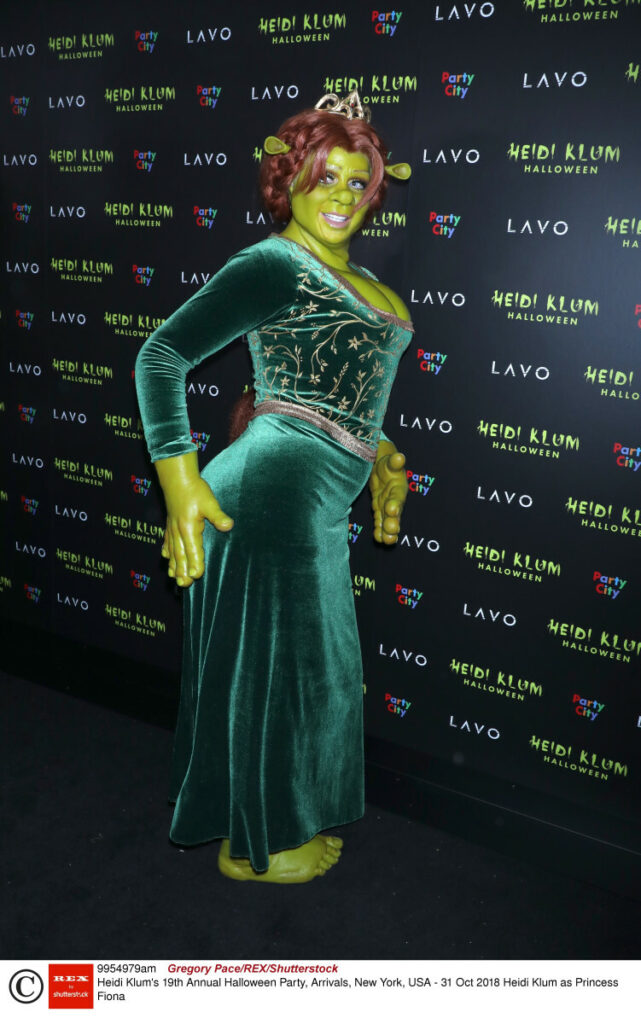 Strój halloweenowy Heidi Klum w 2018 roku