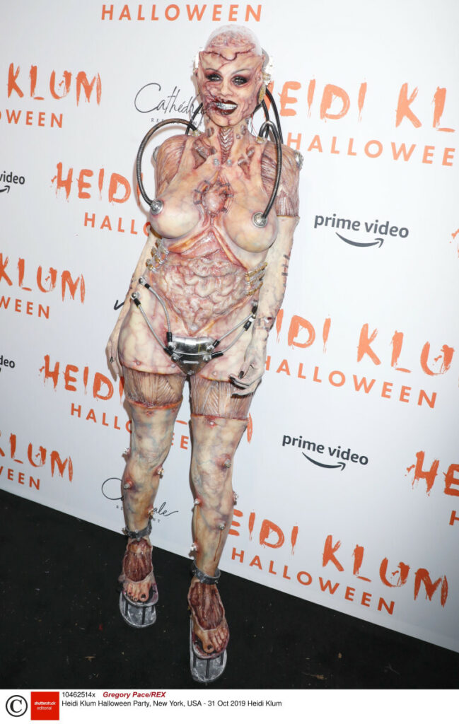 Strój Heidi Klum w 2019 roku