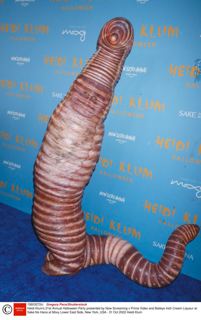 Strój robaka Heidi Klum w 2022 roku