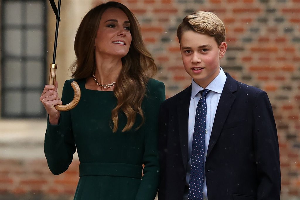 Księżna Kate i książę George