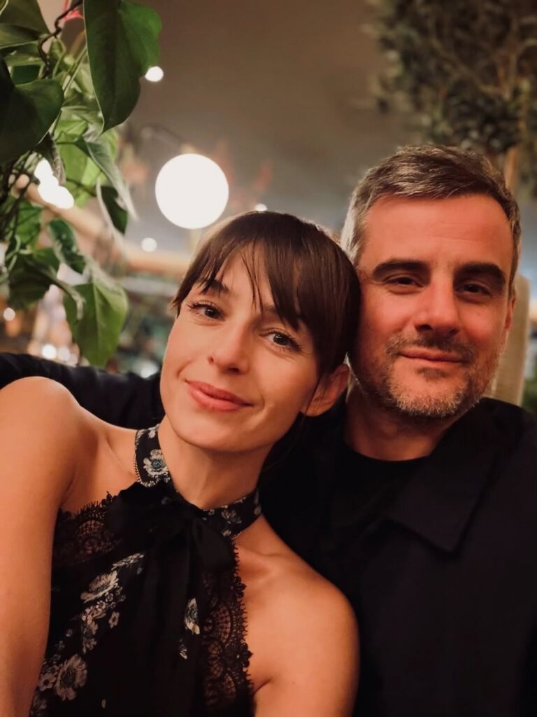 Agnieszka Więdłocha i Antoni Pawlicki na kolacji