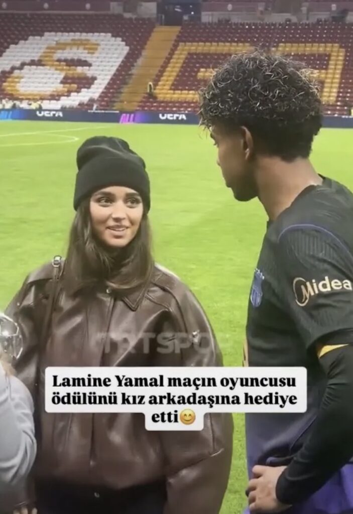 Lamine Yamal zadedykował MVP ukochanej