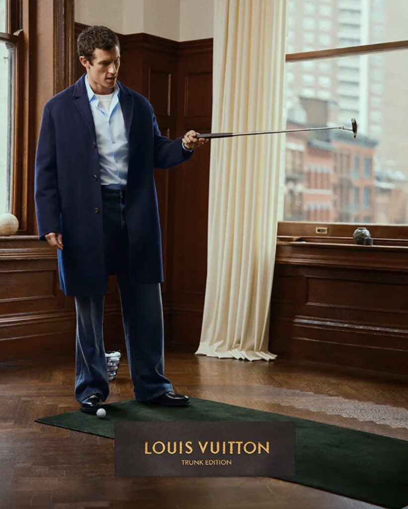 Callum Turner w kampanii Louis Vuitton (wiosna lato 2027)