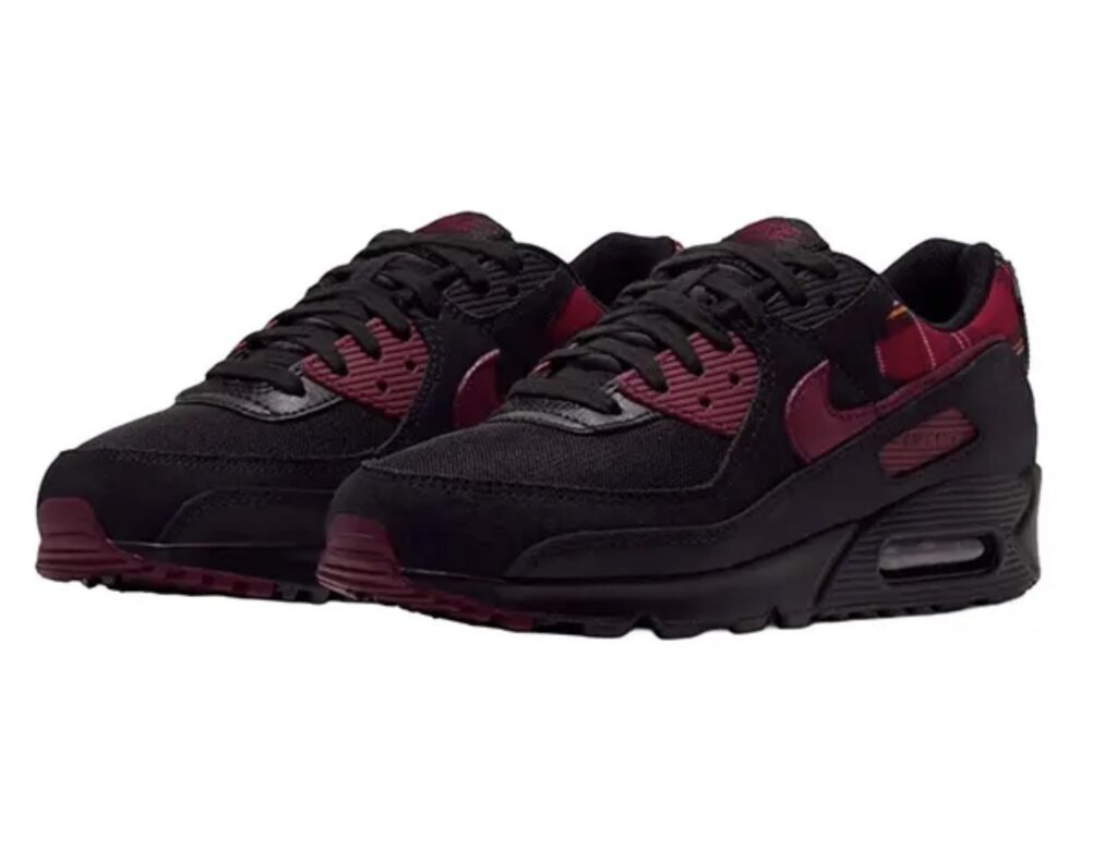 Nike Air Max 90 „Black/Tough Red/Yellow Ochre/Team Red” (cena: 699 zł)