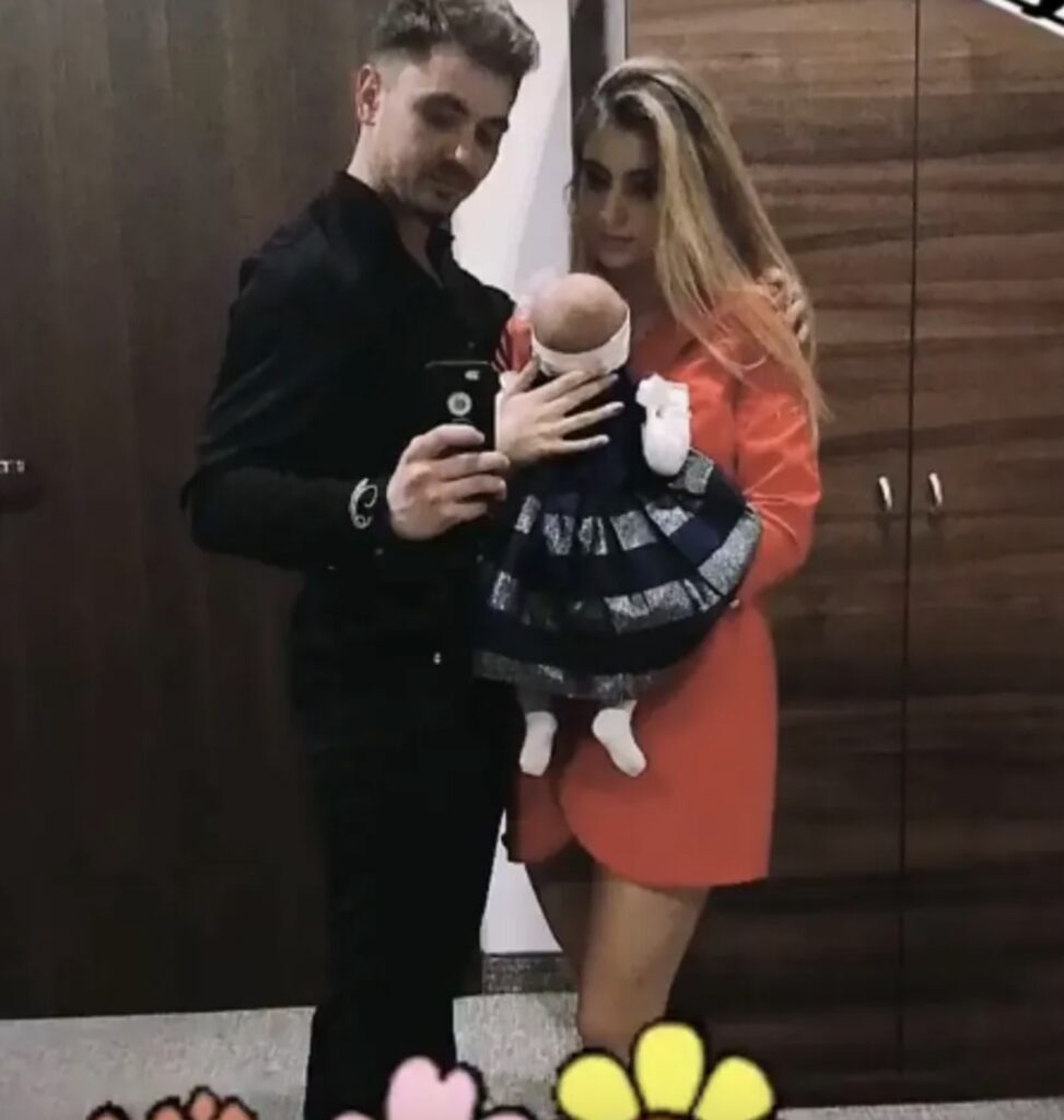 Daniel Martyniuk z byłą żoną Eweliną Golczyńską i córką
