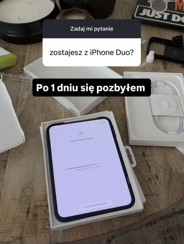 Książulo pozbył się iPhone'a Duo