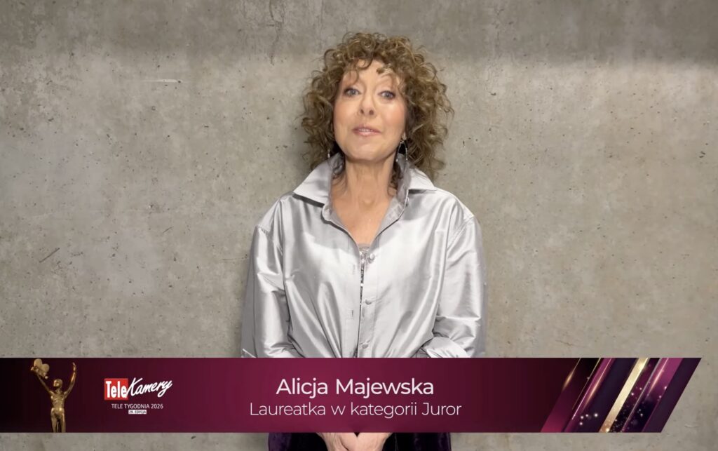 Alicja Majewska wygrała TeleKamerę 2026 w kategorii Juror