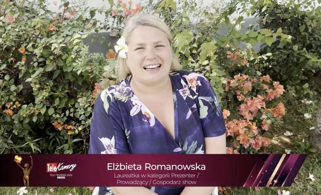 Elżbieta Romanowska dostała TeleKamerę w kategorii Prezenter