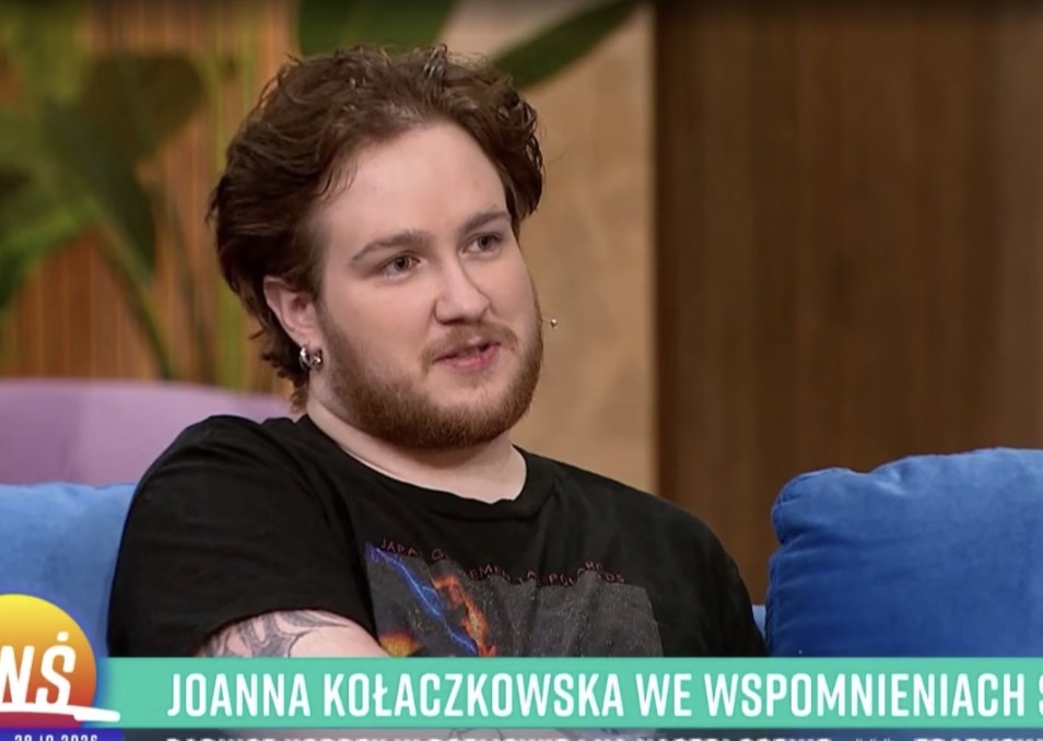 Adam Kołaczkowski, syn Joanny Kołaczkowskiej