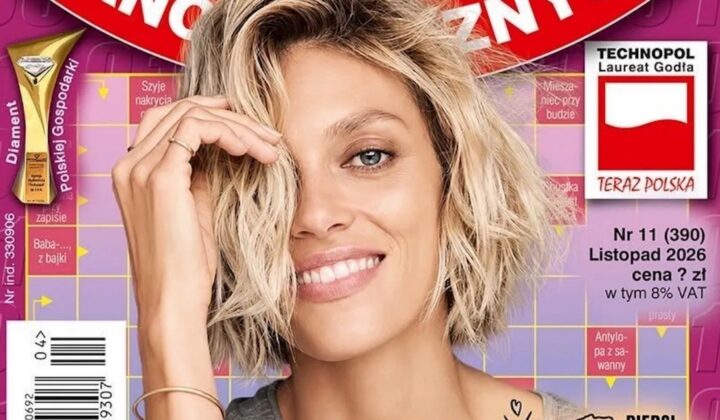 Anja Rubik na okładce krzyżówek