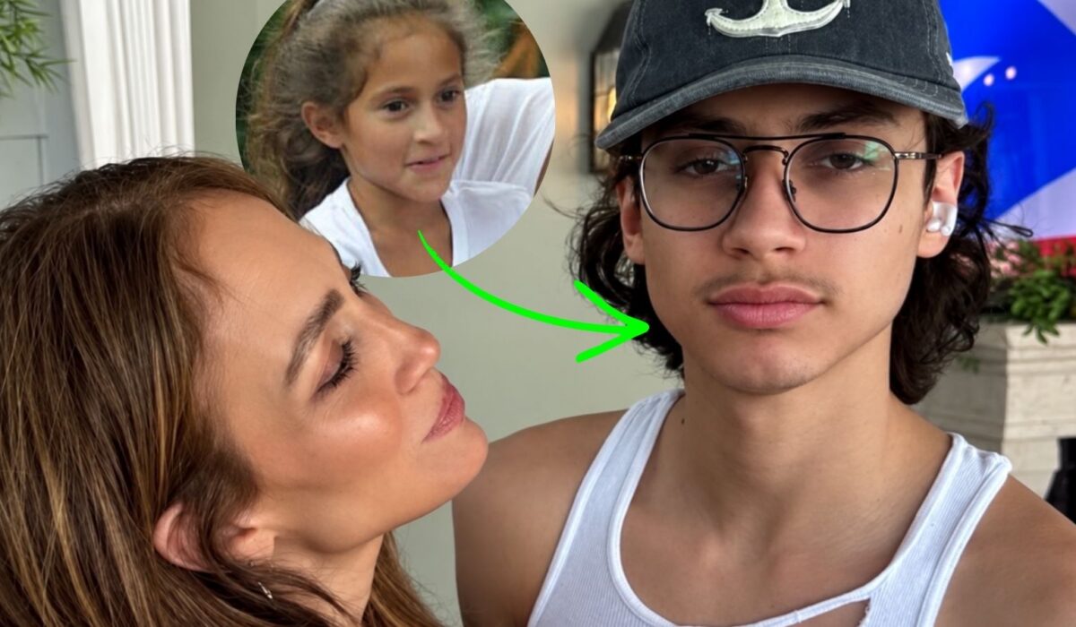 Jennifer Lopez i Oskar (kiedyś Emme)