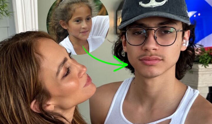 Jennifer Lopez i Oskar (kiedyś Emme)