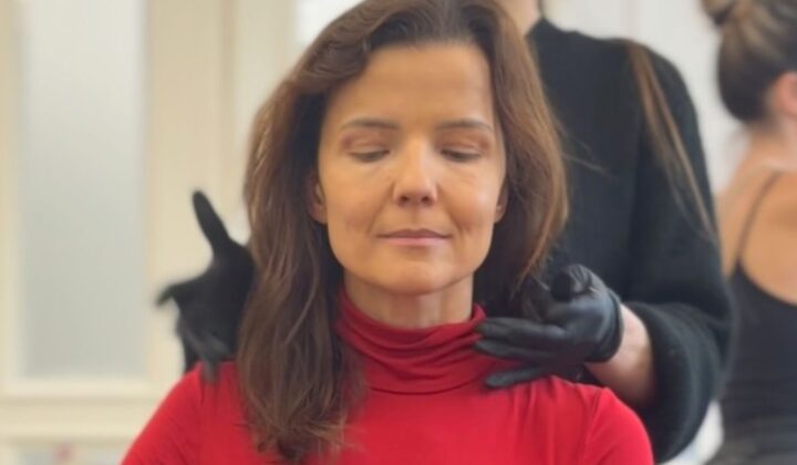 Joanna Jabłczyńska u fryzjera