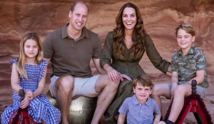 Kate i William z dziećmi