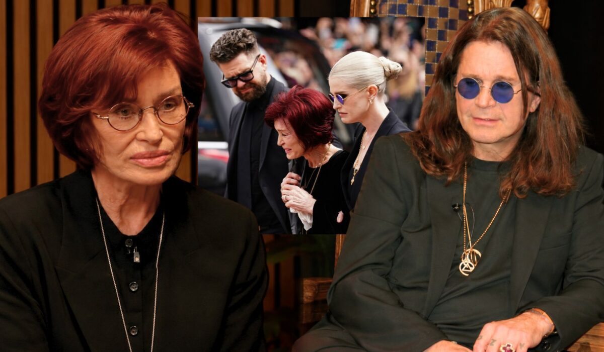 Sharon Osbourne, Ozzy i ich dzieci na pogrzebie