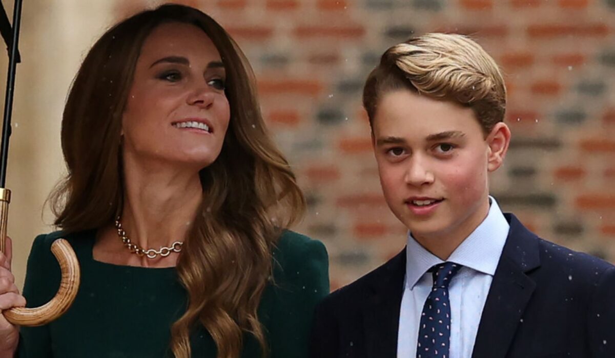 Księżna Kate i książę George
