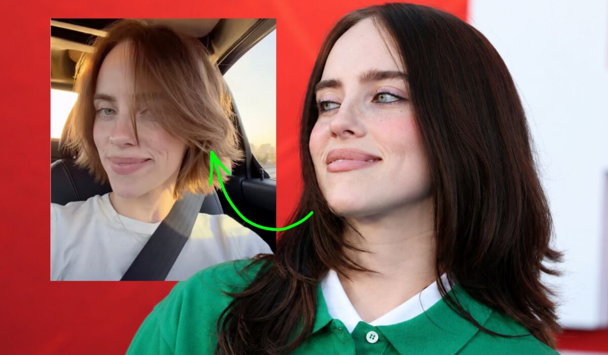 Nowa fryzura Billie Eilish (krótkie blond włosy)