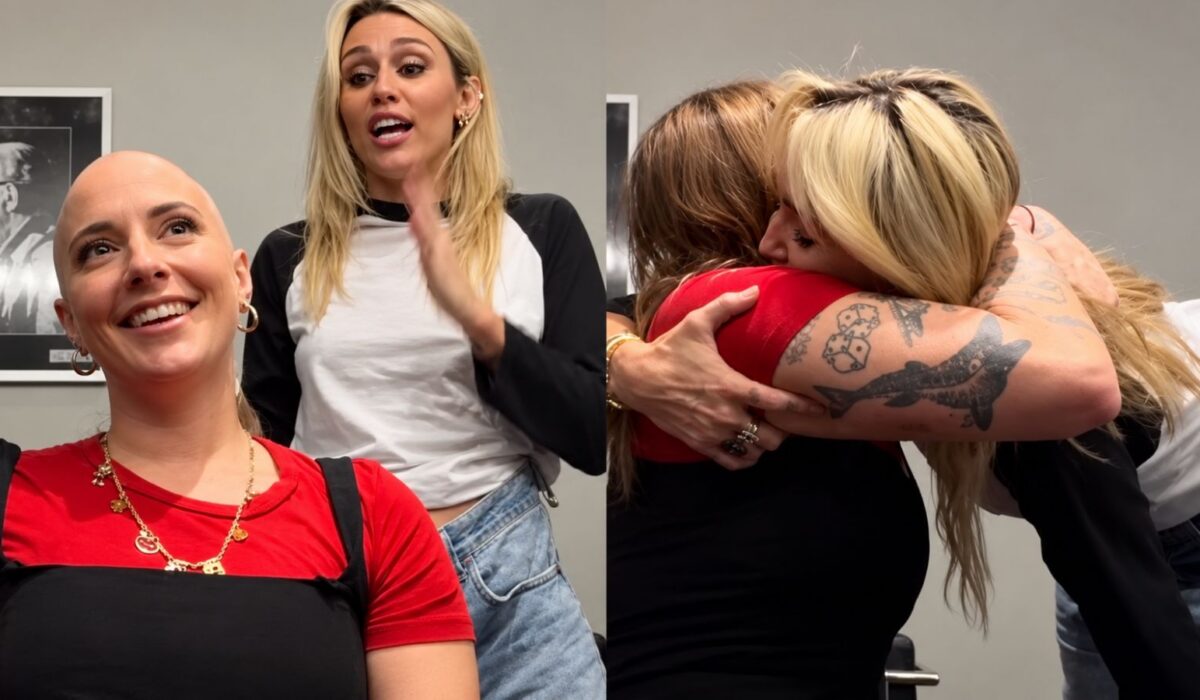 Miley Cyrus spotkała się z fanką chorą na raka