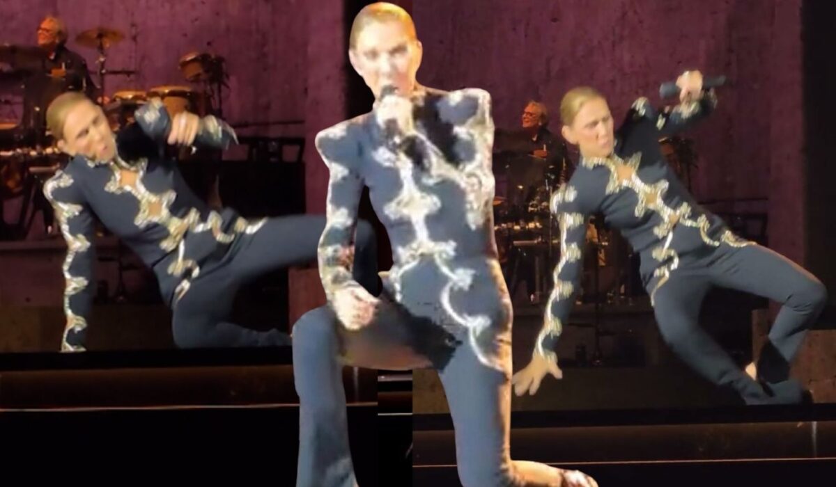 Céline Dion upadła na scenie w Paryżu