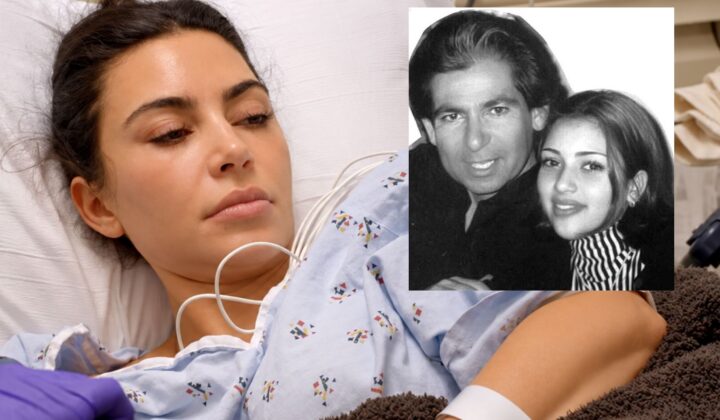 Kim Kardashian w szpitalu i z ojcem Robertem Kardashianem