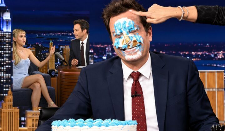 Jimmy Fallon i Veronika Słowikowska