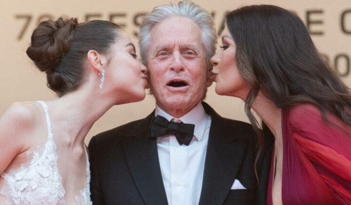 Michael Douglas,Carys Zeta Douglas, Michael Douglas i Catherine Zeta-Jones
