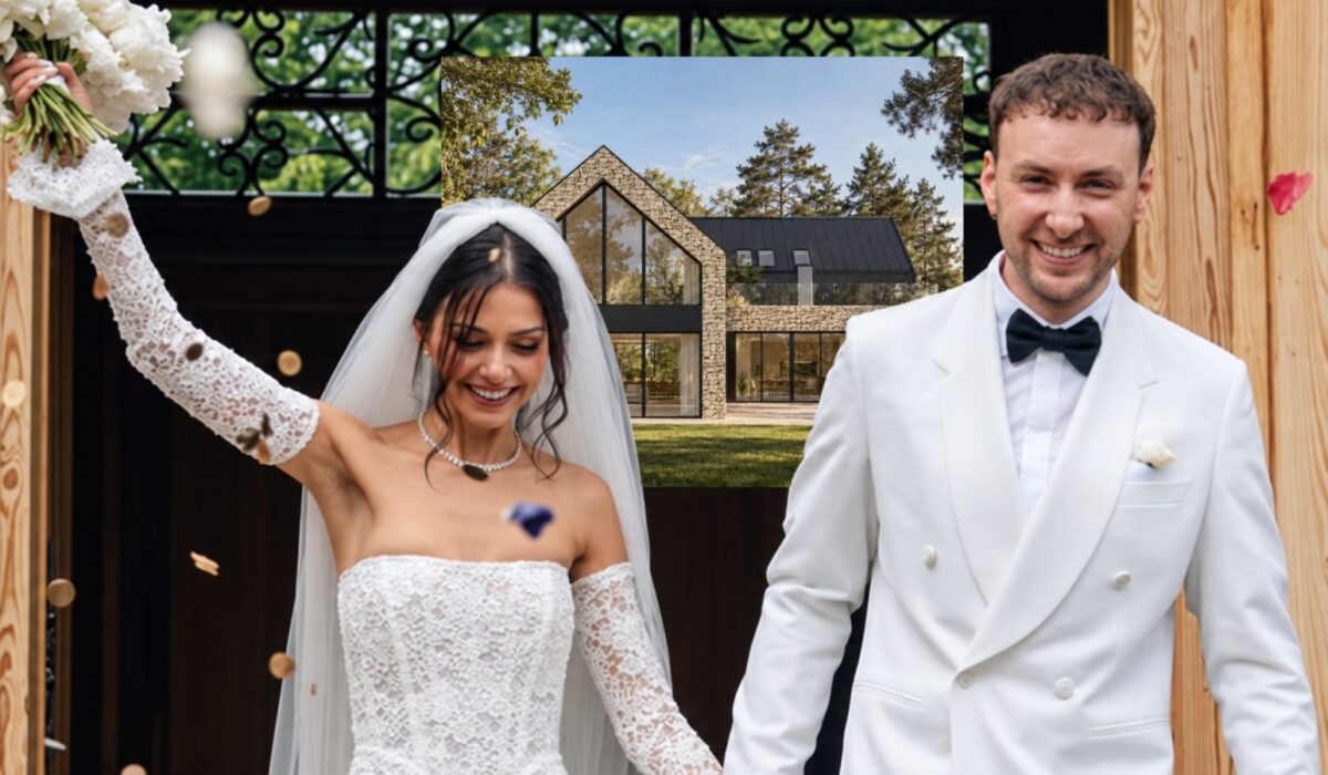 Dominik Dudek z żoną pokazali dom